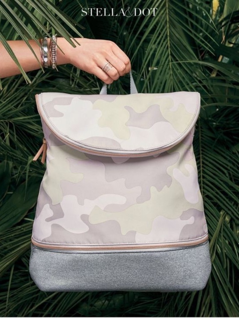 Stella & Dot Crush It Camo Backpack